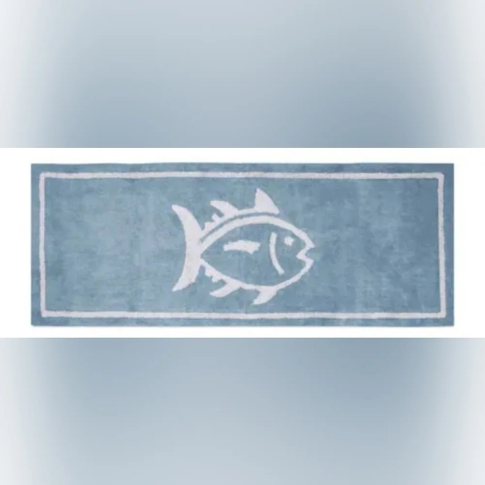 New Southern Tide Skip Jack Fish Bath Rug Runner Mat 22
